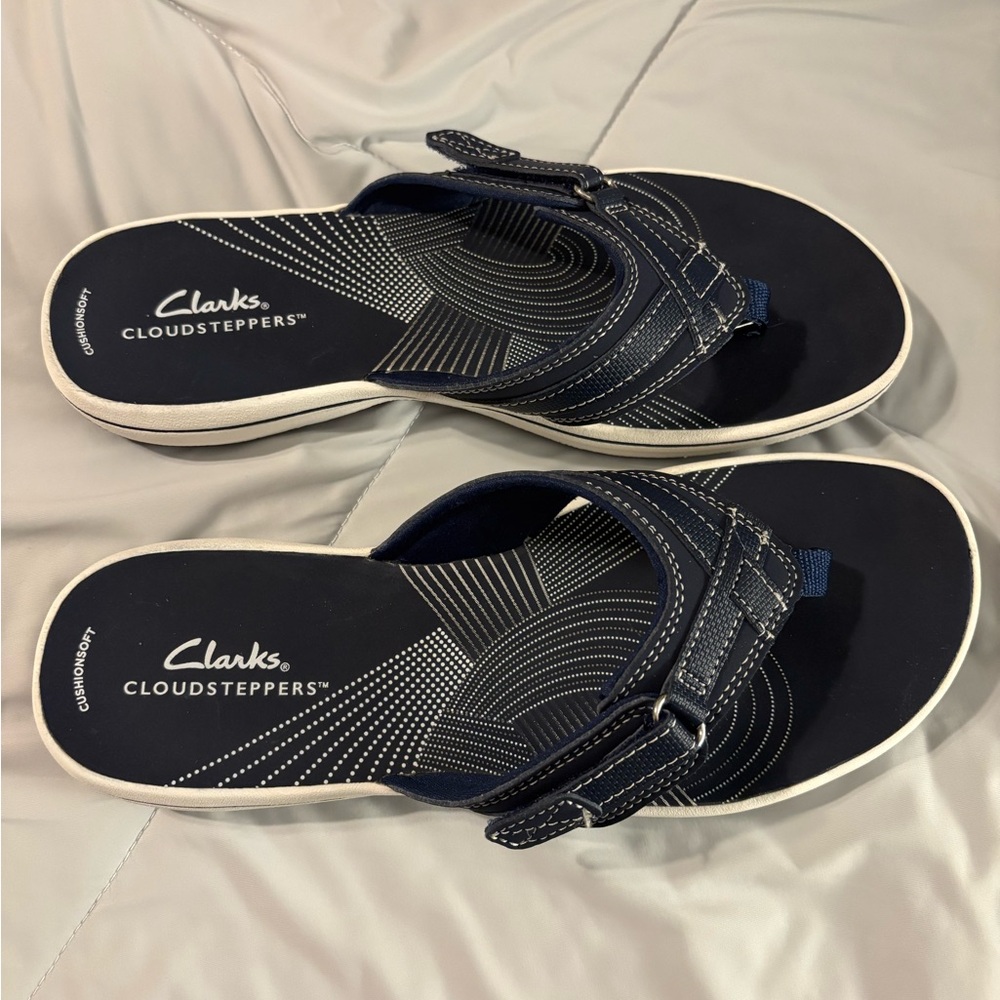 Clarks Women's Cloudsteppers Comfort Slides size 8M